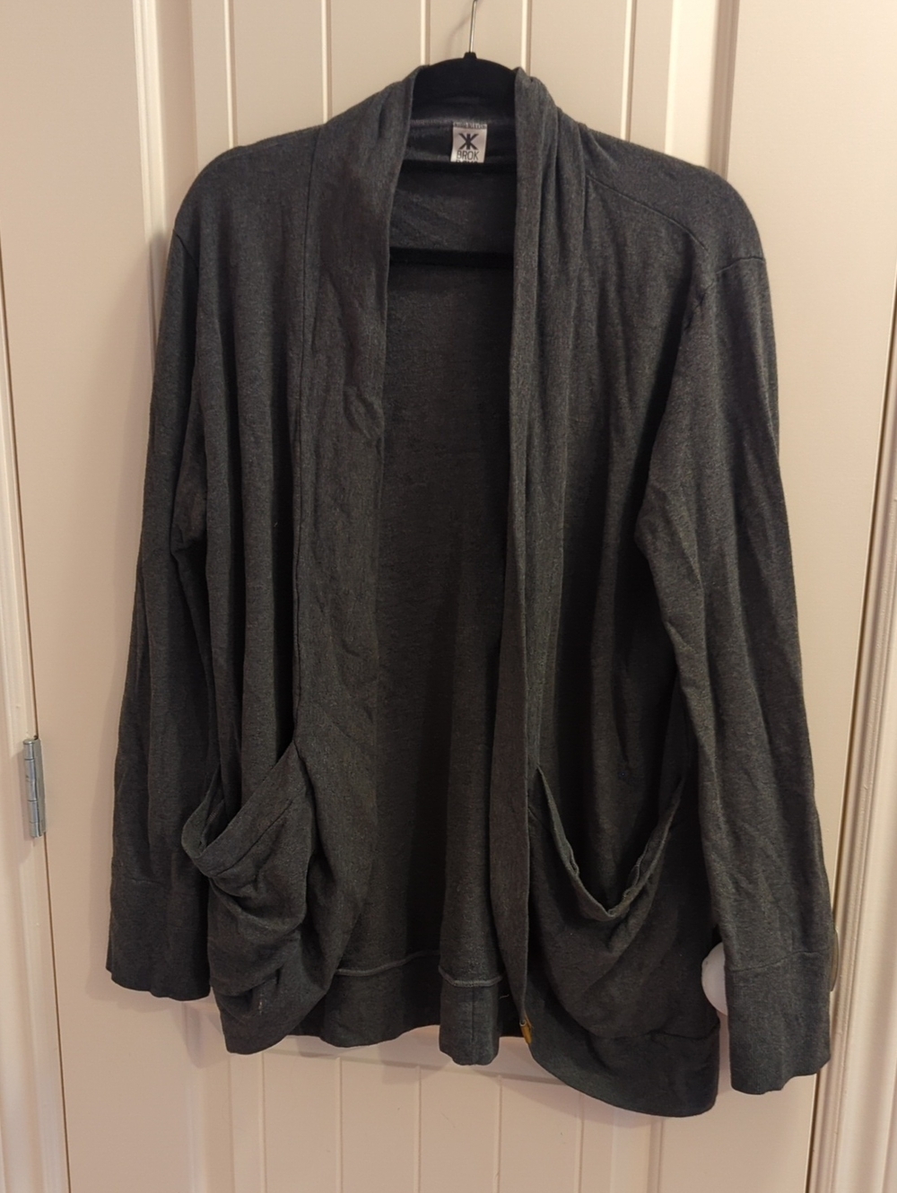 Brok Boys 🇨🇦 Small Shop Bamboo Mix Womens Sz Xl Cardigan Sweater - Dark Gray
